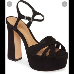 SCHUTZ Delanie Platform Sandal In Black